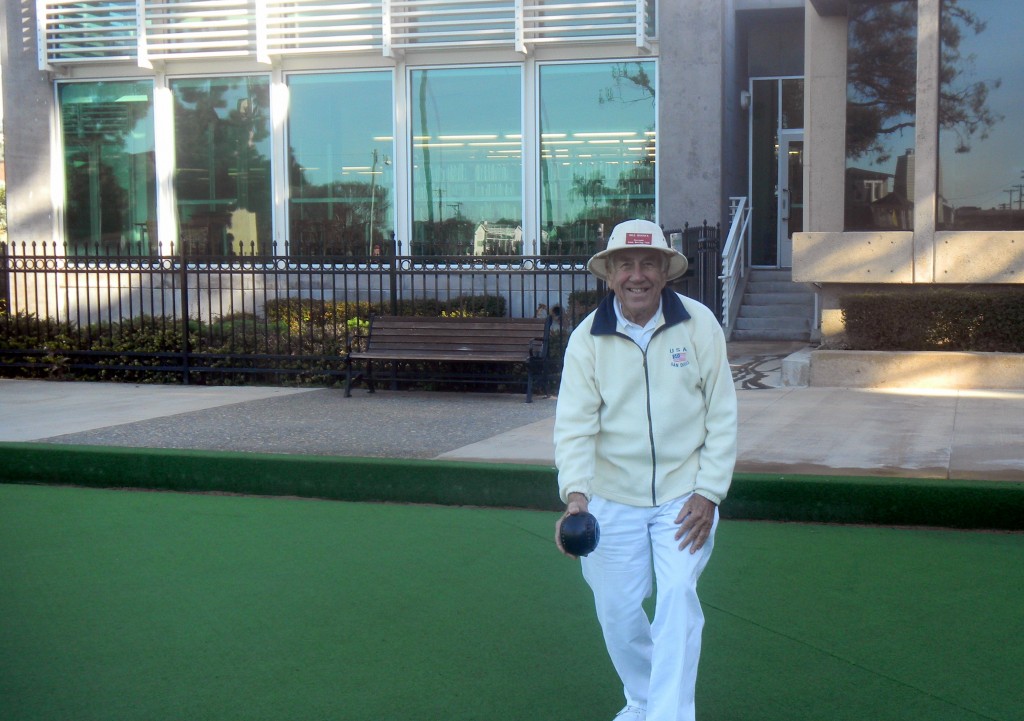 Bill Hiscock was inducted into the Bowls USA Hall of Fame