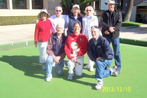 (L-R Standing) Anna Paul, Stan Silver, Rosalyn Smith, Gloria Cady, Jeffrey Rogers(L-R Kneeling) Bernie Roeder, Berie Grobe, Bob Grobe